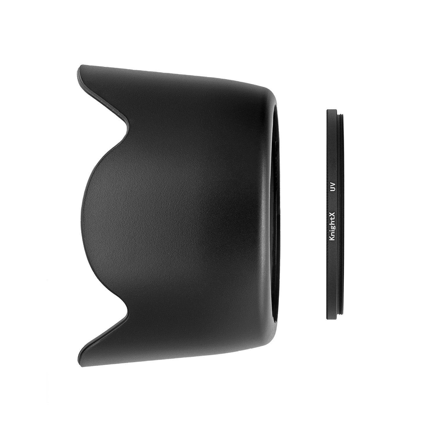 Kit Parasolar tip ET-60 II + Filtru UV KnightX 58mm pentru Canon RF 75-300mm