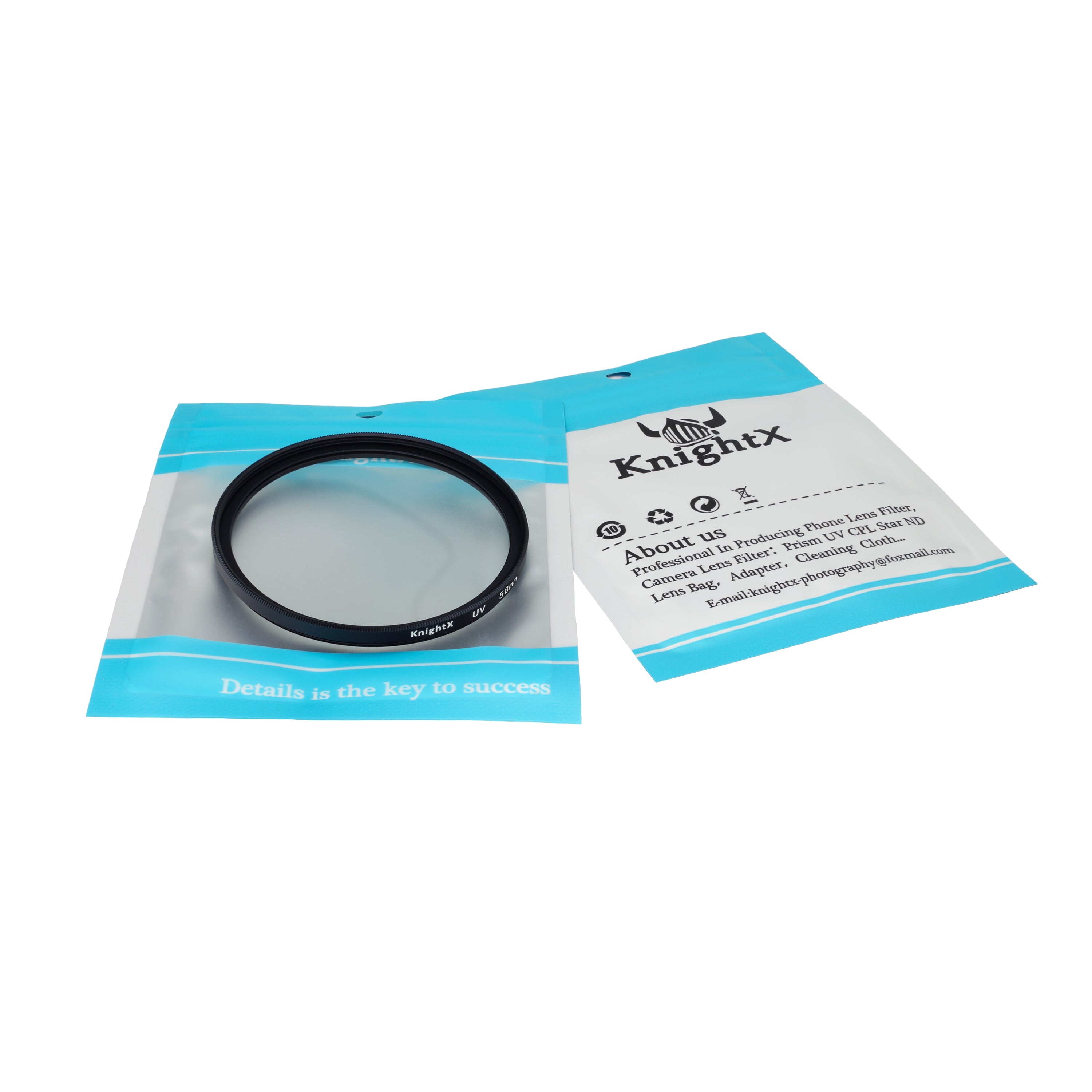 Kit Parasolar tip ET-60 II + Filtru UV KnightX 58mm pentru Canon RF 75-300mm