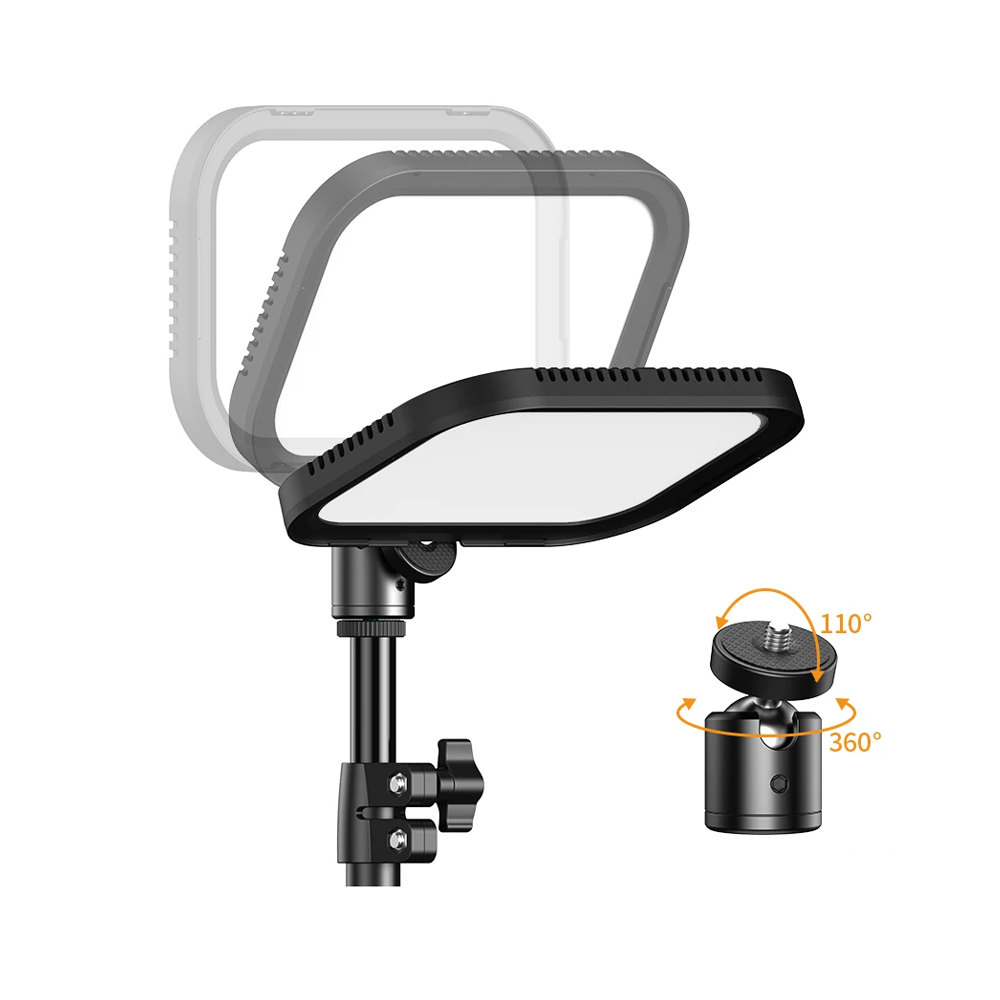 Set 2 Lumini Studio Led Apexel, Multifuncțional, Telecomanda IR, 3300K-5600K