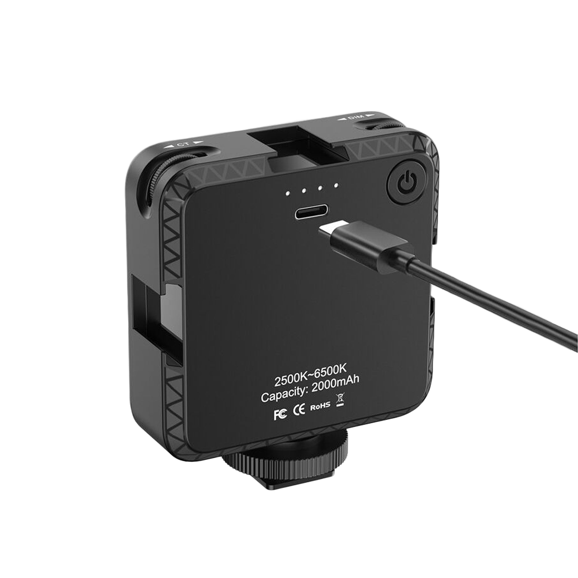 Lumina Led Portabila pentru Camere, Apexel, Reglabil, 2500K-6500K, USB-C