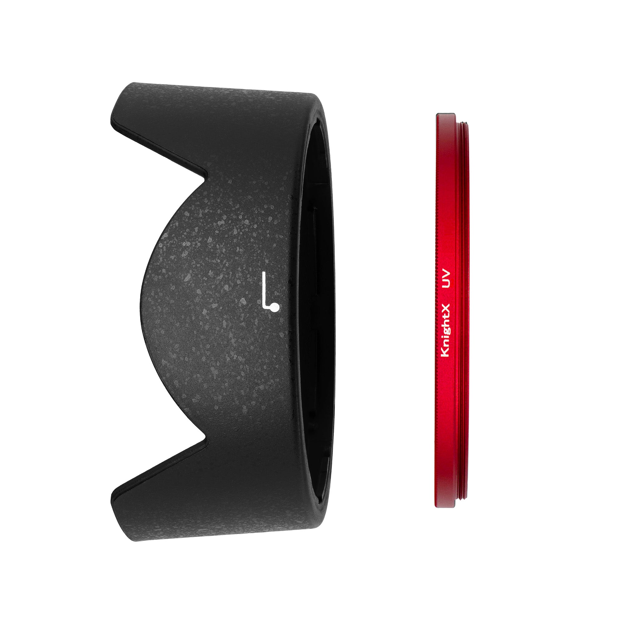 Kit Parasolar si Filtru KnightX Red Protector pentru Nikon 18-140, 18-135, 18-105, 18-70