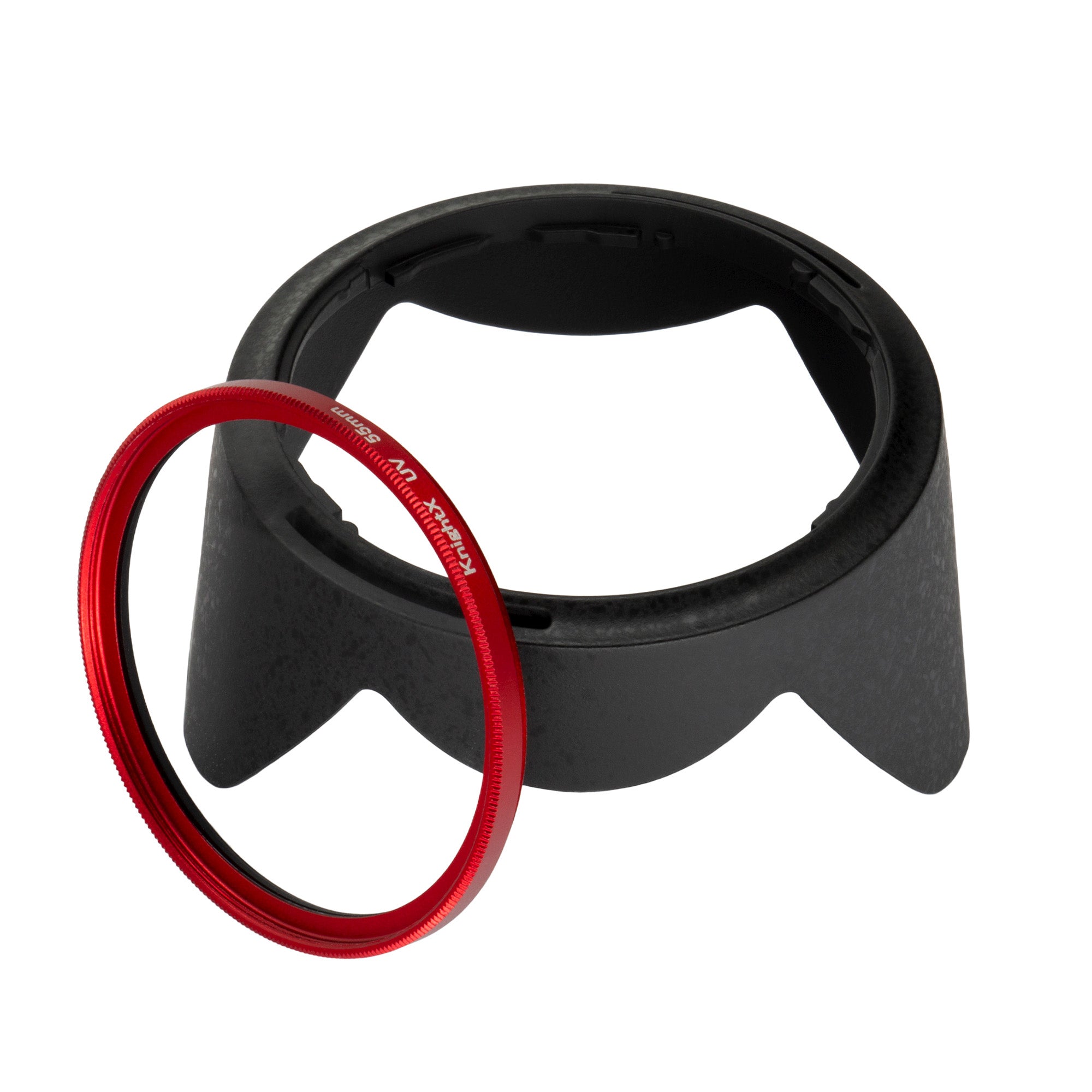 Kit Parasolar si Filtru KnightX Red Protector pentru Canon RF f4-7.1 24-105 STM