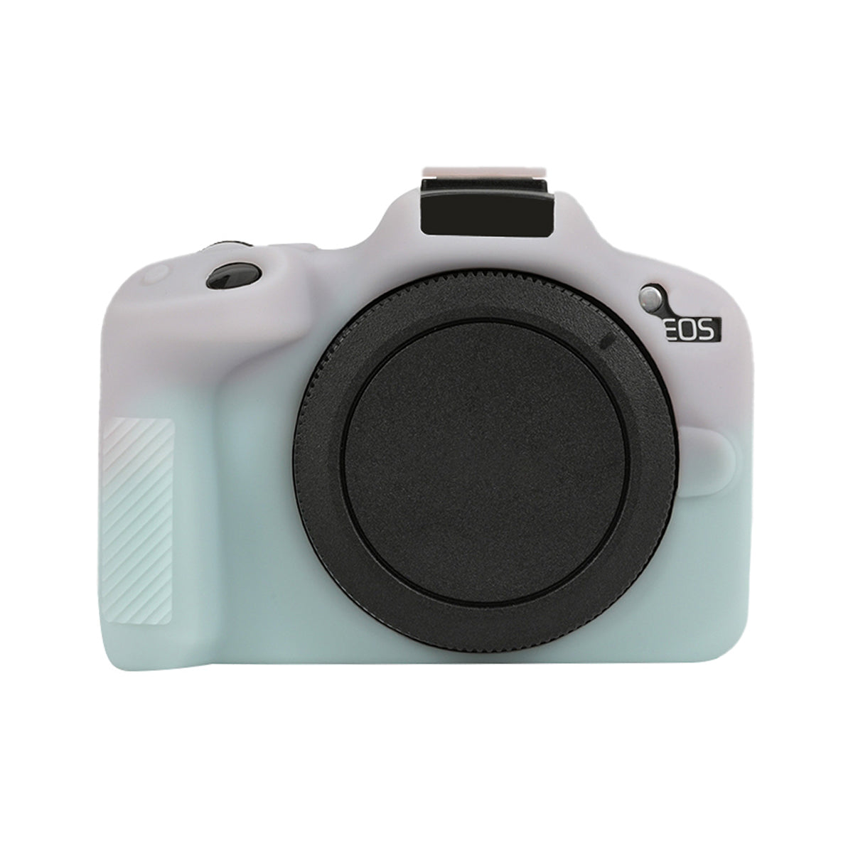 Husa de Silicon pentru Canon EOS R50 - Protectie Body Anti-zgarieturi si Anti-soc - Verde Dual