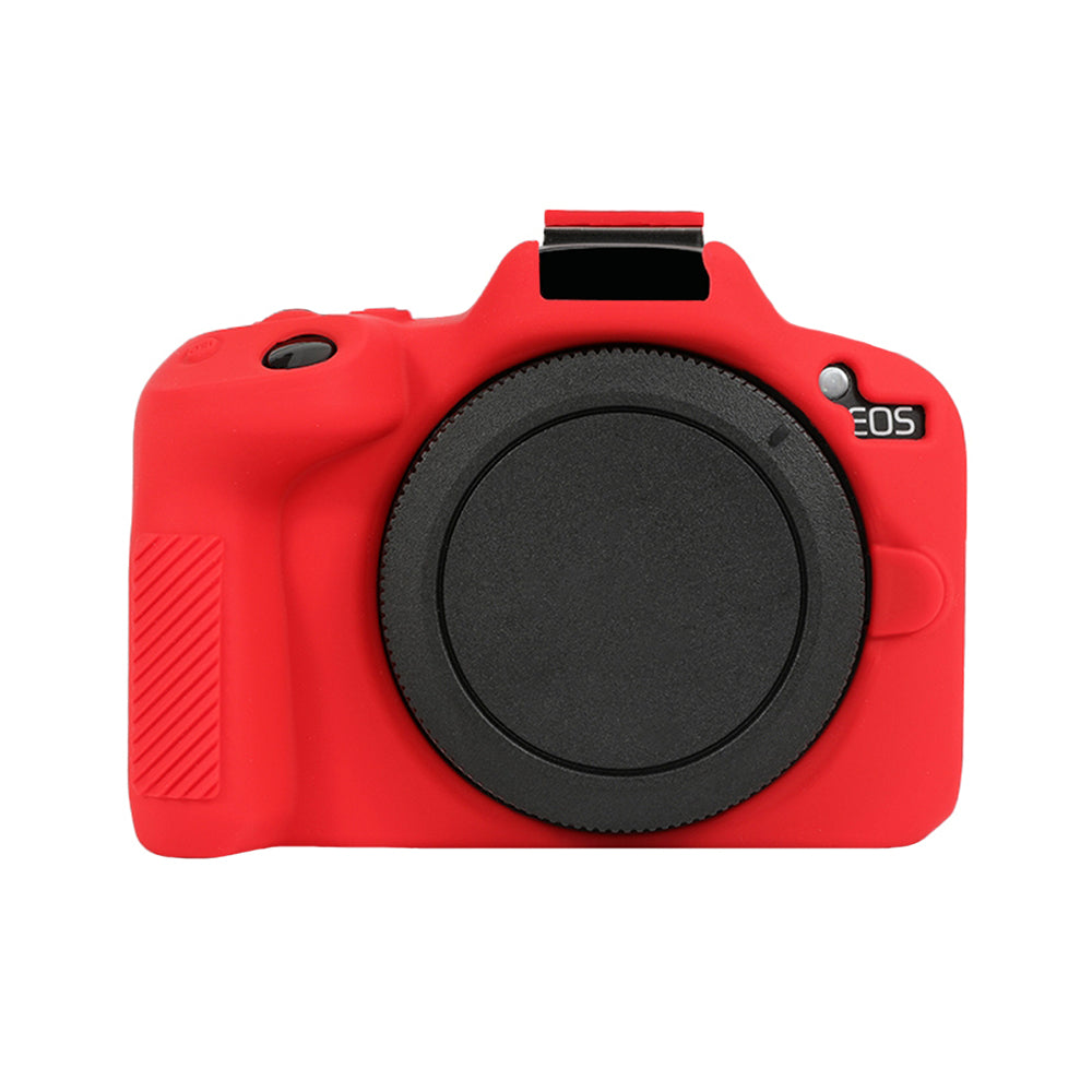 Husa de Silicon pentru Canon EOS R50 - Protectie Body Anti-zgarieturi si Anti-soc - Rosu Intens
