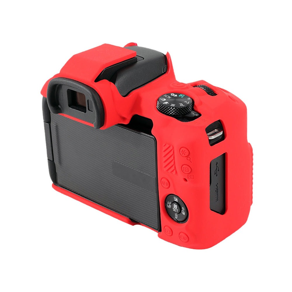 Husa de Silicon pentru Canon EOS R50 - Protectie Body Anti-zgarieturi si Anti-soc - Rosu Intens