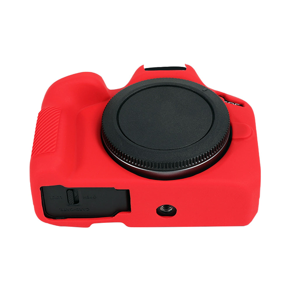 Husa de Silicon pentru Canon EOS R50 - Protectie Body Anti-zgarieturi si Anti-soc - Rosu Intens