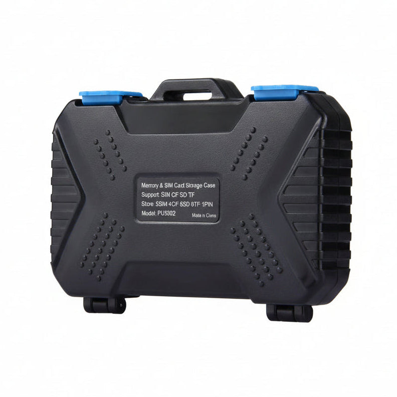 Carcasa Protectie Carduri Memorie PULUZ 27in1 – Organizator CF, SD, TF si SIM - Rezistenta la Apa, Foc, Impact