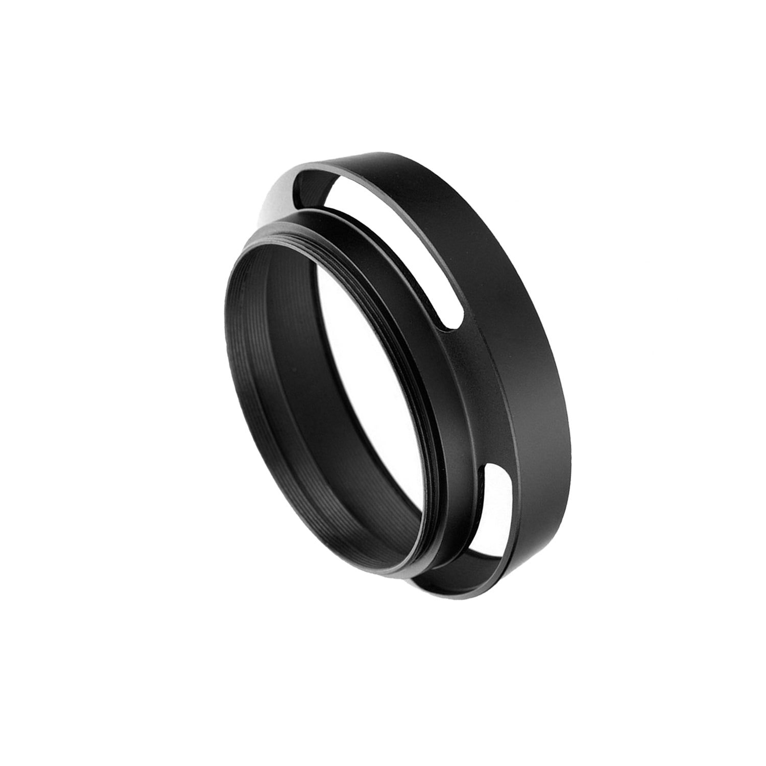 Parasolar vented tip Leica metalic pentru obiective cu filet de 49 mm