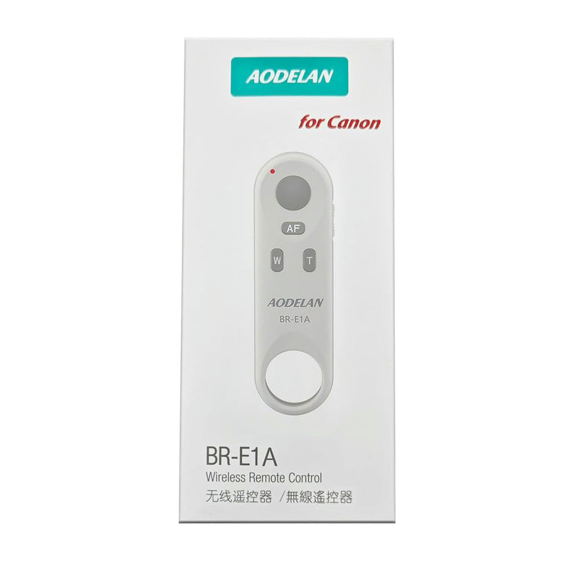 Telecomanda Bluetooth Aodlean BR-E1A – compatibil Canon EOS R, RP, R6, R7, R10, 250D, 850D, 90D – Alb