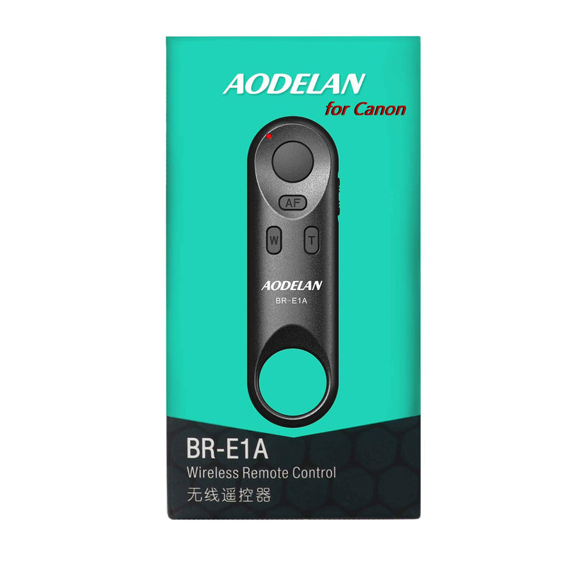 Telecomanda Bluetooth Aodlean BR-E1A – compatibil Canon EOS R, RP, R6, R7, R10, 250D, 850D, 90D – Negru