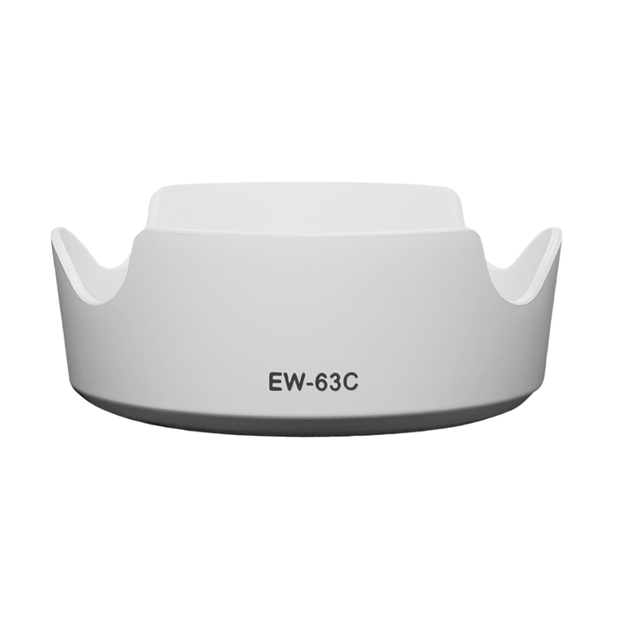 Parasolar foto tip EW 63C Alb compatibil Canon EF-S 18-55mm f/3.5-5.6 IS STM, RF 24-50mm f/4.5-6.3 IS STM