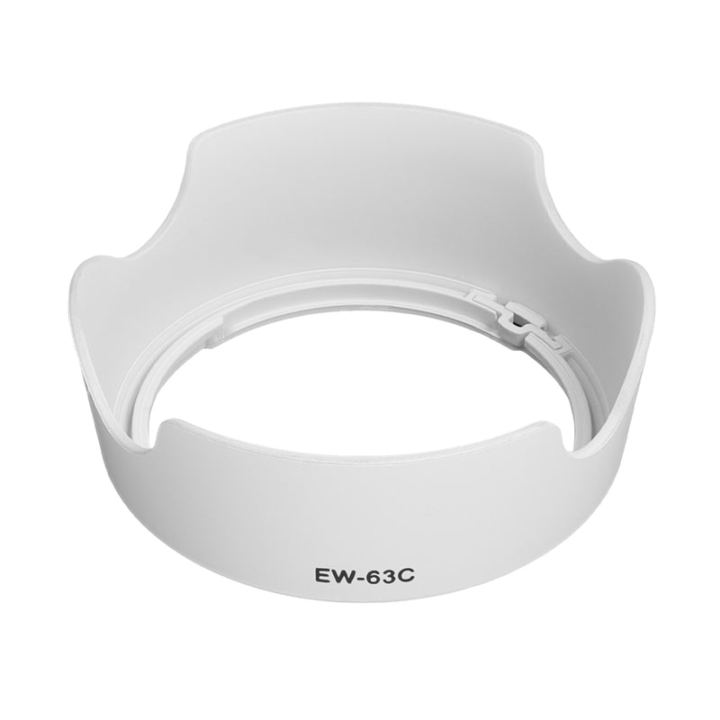 Parasolar foto tip EW 63C Alb compatibil Canon EF-S 18-55mm f/3.5-5.6 IS STM, RF 24-50mm f/4.5-6.3 IS STM