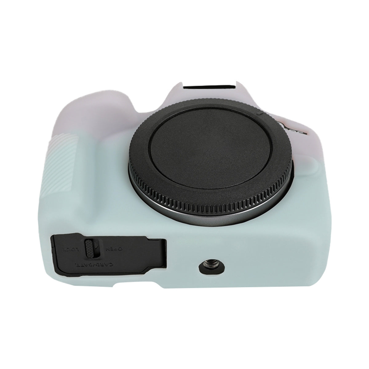 Husa de Silicon pentru Canon EOS R50 - Protectie Body Anti-zgarieturi si Anti-soc - Verde Dual