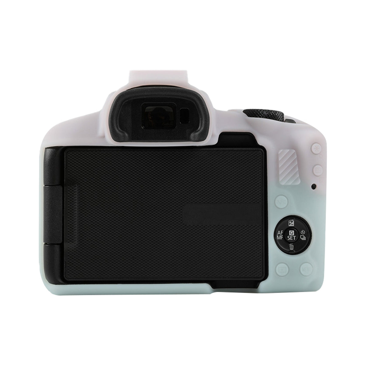 Husa de Silicon pentru Canon EOS R50 - Protectie Body Anti-zgarieturi si Anti-soc - Verde Dual