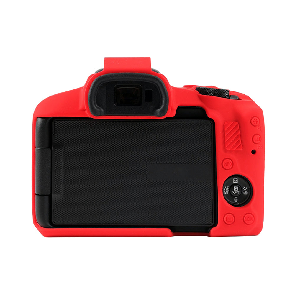 Husa de Silicon pentru Canon EOS R50 - Protectie Body Anti-zgarieturi si Anti-soc - Rosu Intens