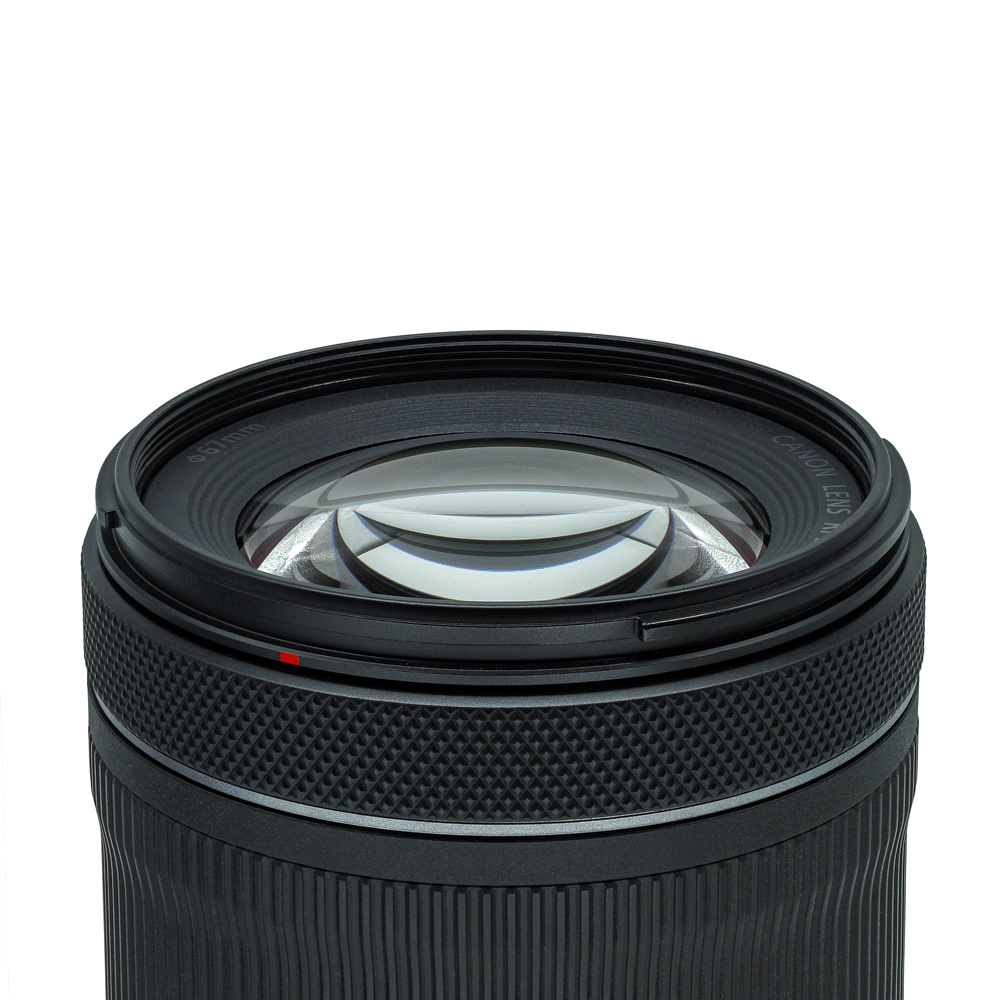 Kit Parasolar si Filtru KnightX Red Protector pentru Canon EF-S 18-55 IS STM