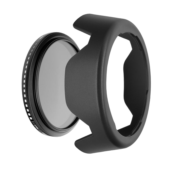 Kit Expunere pentru Canon EF-S 18-55mm IS II, III - Filtru ND2-ND1000 KnightX 58mm + Parasolar EW-60C II