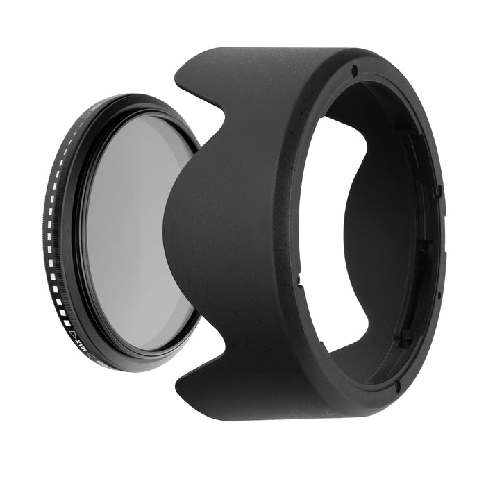 Kit Expunere pentru Canon RF 24-105mm f/4-7.1 IS STM - Filtru ND2-ND1000 KnightX 67mm + Parasolar EW-73D
