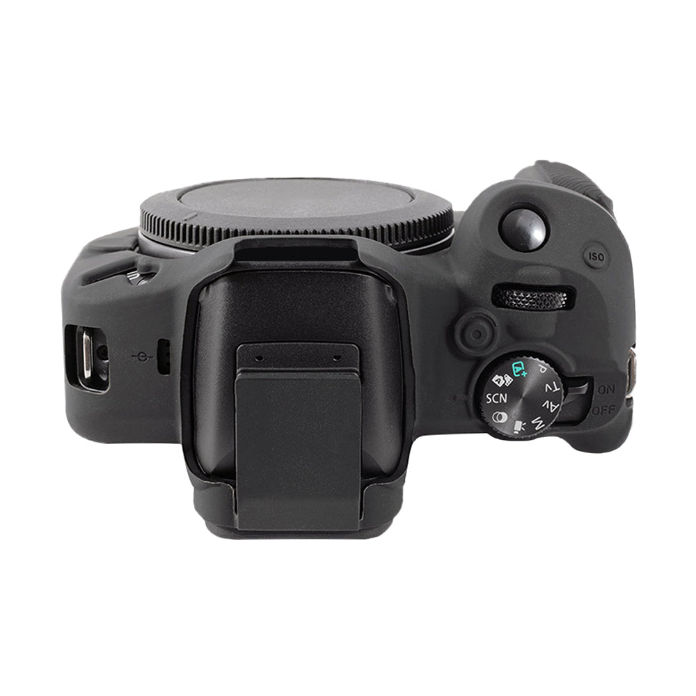 Husa de Silicon pentru Canon EOS R50 - Protectie Body Anti-zgarieturi si Anti-soc - Negru Mat