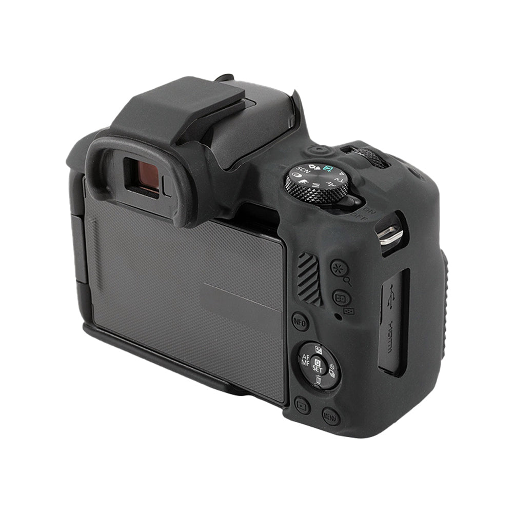 Husa de Silicon pentru Canon EOS R50 - Protectie Body Anti-zgarieturi si Anti-soc - Negru Mat