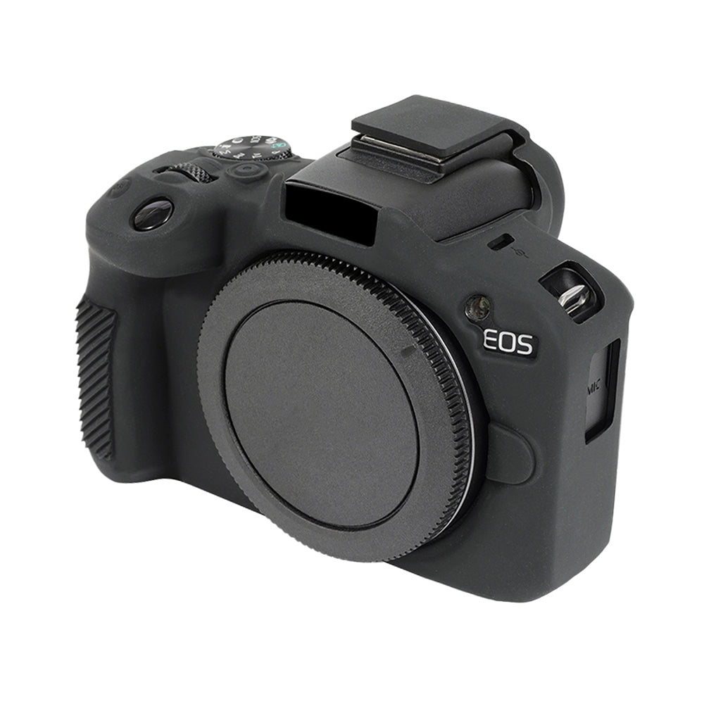 Husa de Silicon pentru Canon EOS R50 - Protectie Body Anti-zgarieturi si Anti-soc - Negru Mat
