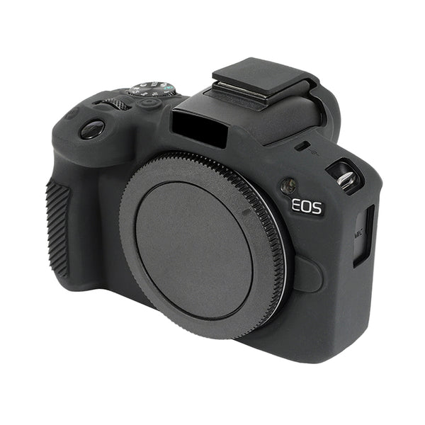 Husa de Silicon pentru Canon EOS R50 - Protectie Body Anti-zgarieturi si Anti-soc - Negru Mat