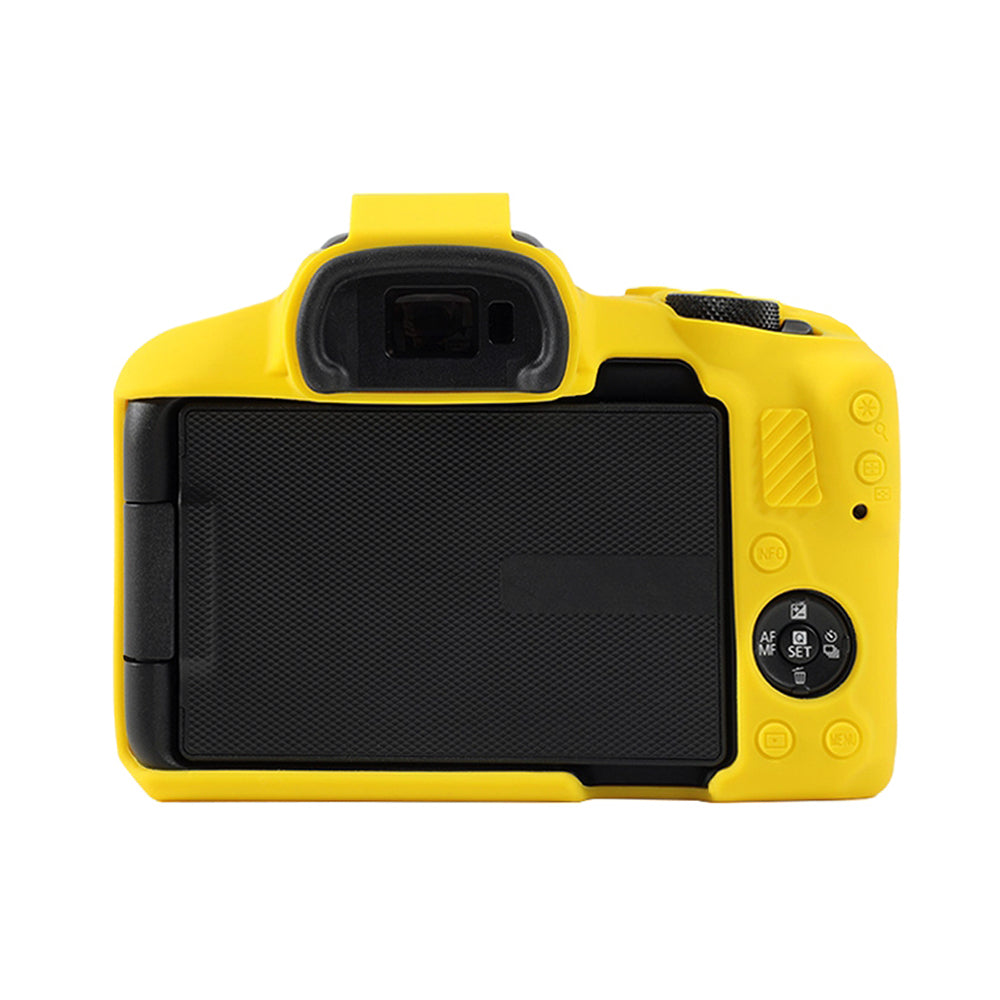 Husa de Silicon pentru Canon EOS R50 - Protectie Body Anti-zgarieturi si Anti-soc - Galben