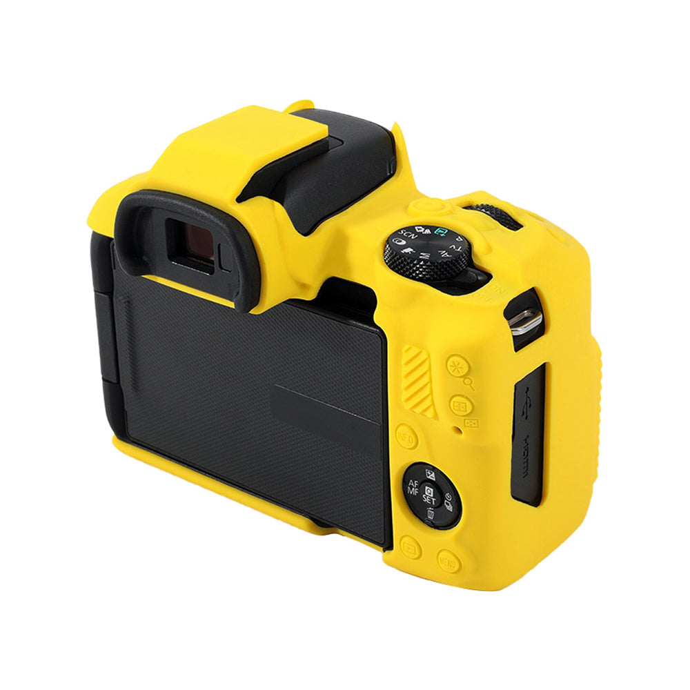 Husa de Silicon pentru Canon EOS R50 - Protectie Body Anti-zgarieturi si Anti-soc - Galben