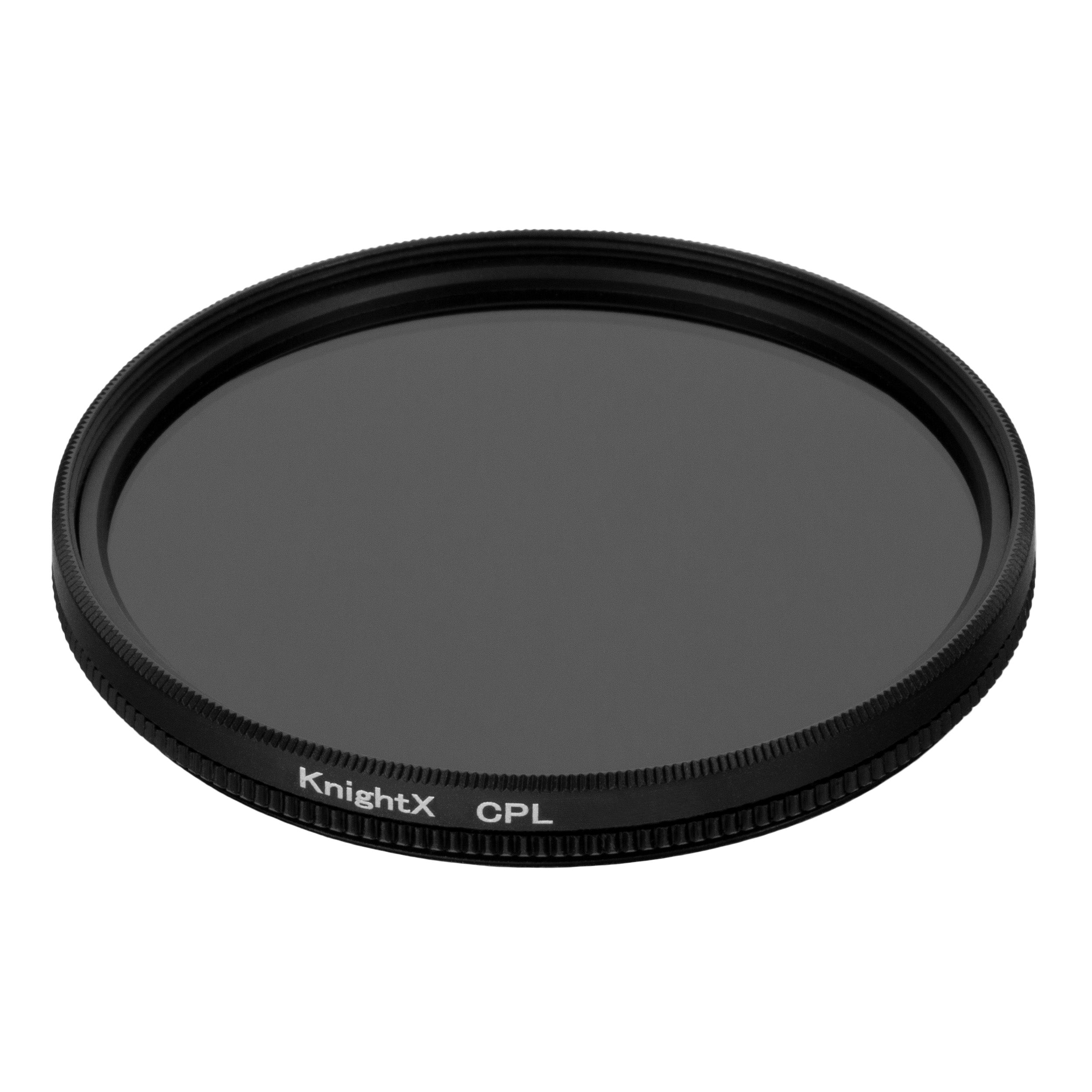 Set UV, CPL, ND8, KnightX Esential, Black, 58mm + Husa & Laveta CADOU