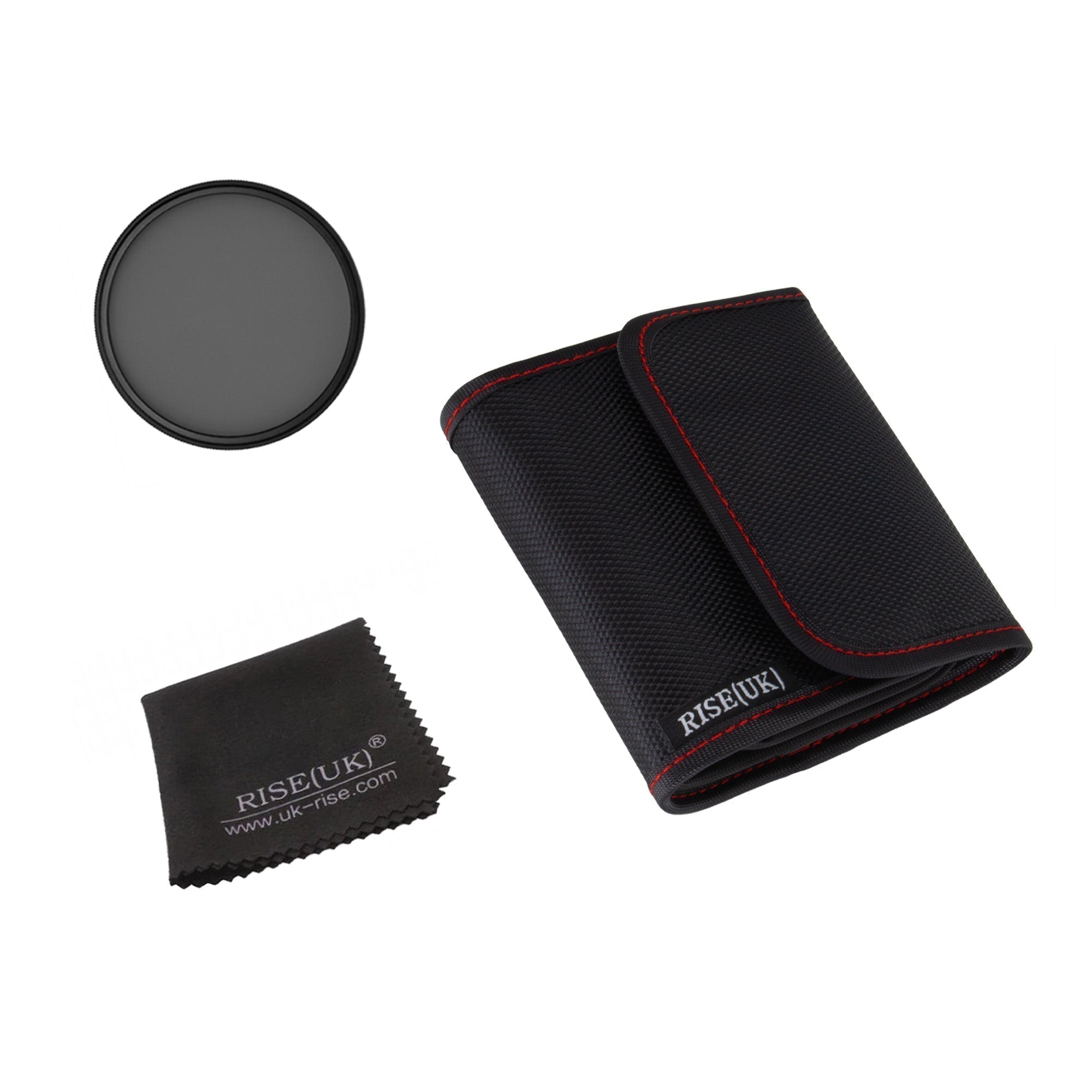 Set Filtre ND2-ND4-ND8, Rise(UK), 72mm, husa si laveta