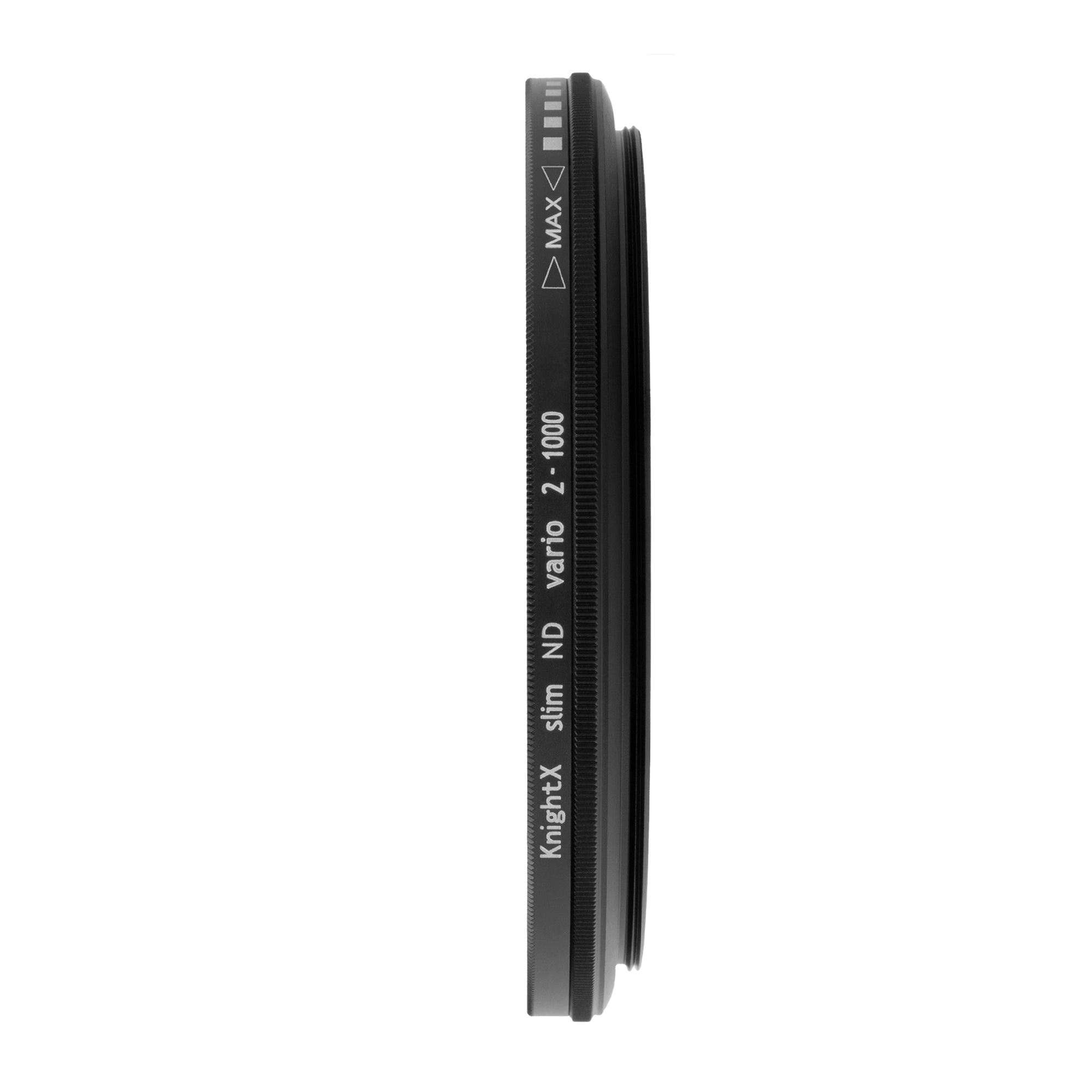Filtru ND2-ND1000, KnightX, 62mm, Vario Fader (Densitate Neutra Variabila 1-10 f stop), Slim