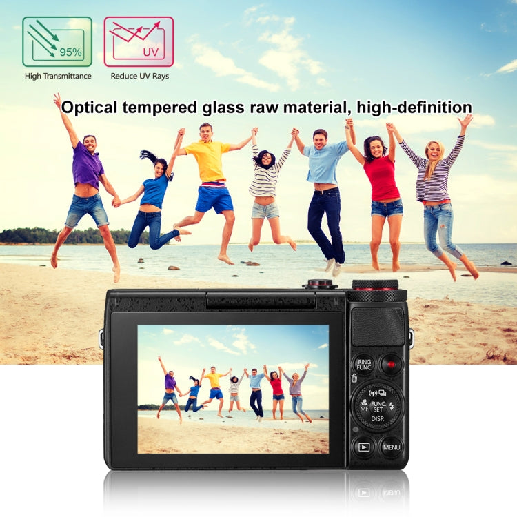 Folie Protectie Sticla Securizata PULUZ 2.5D 9H pentru Canon EOS RP, G3X, G5X, G7XII, G9X, G9XII, G1X Mark III, M6, M6 Mark II, M50