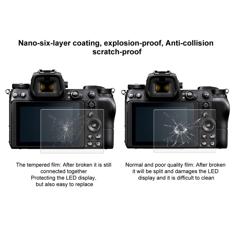 Folie Protectie Sticla Securizata PULUZ 2.5D 9H pentru Nikon Z6 / Z7