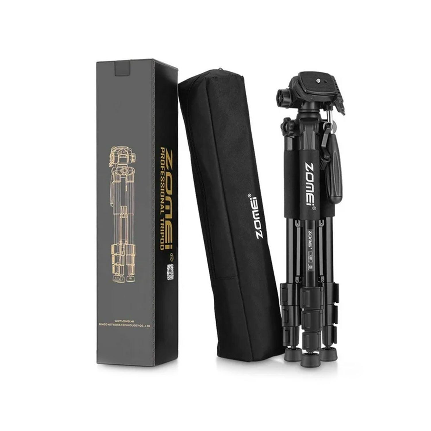 Trepied Foto / Monopod Profesional 2in1, Zomei, Q222, Black