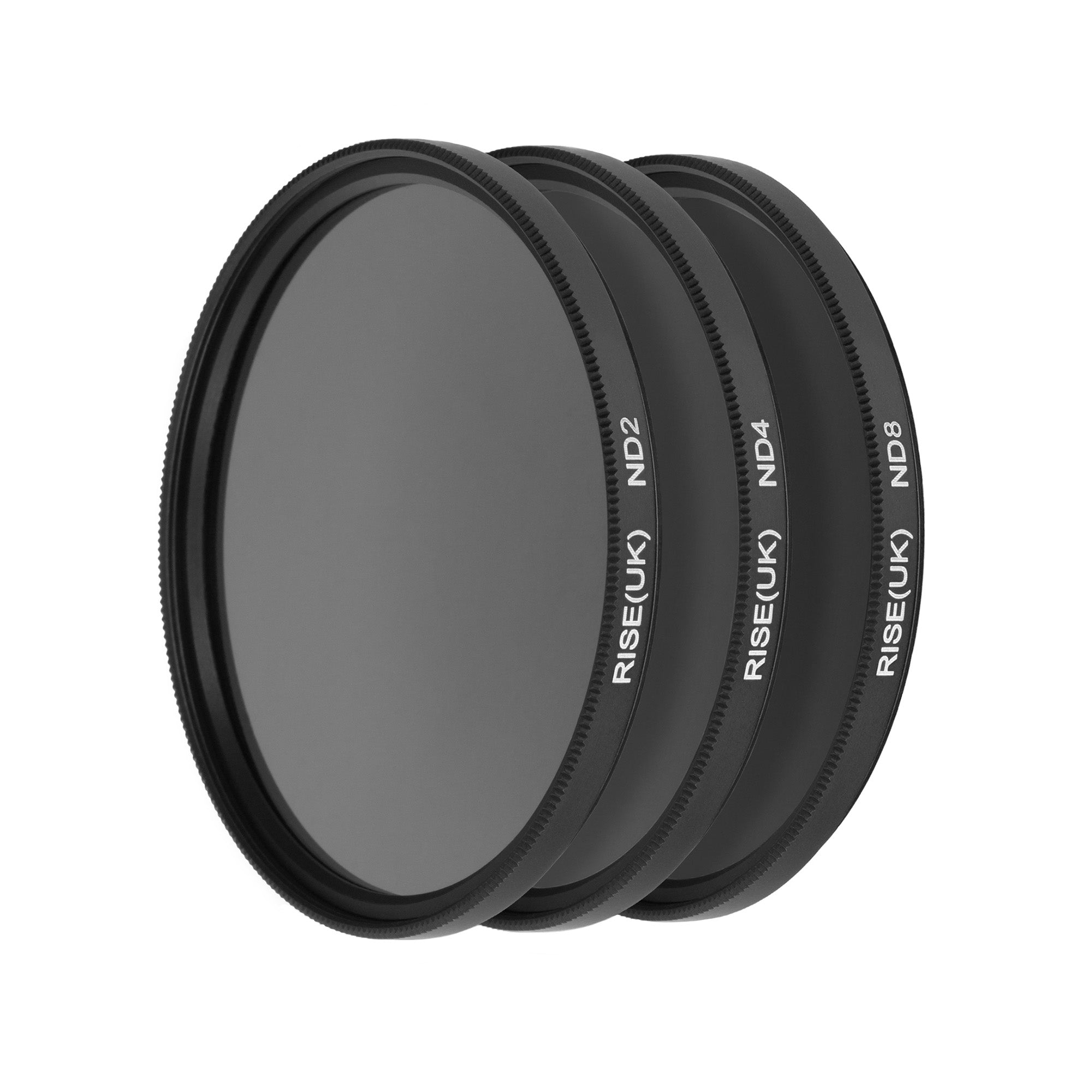 Set Filtre ND2-ND4-ND8, Rise(UK), 49mm, husa si laveta