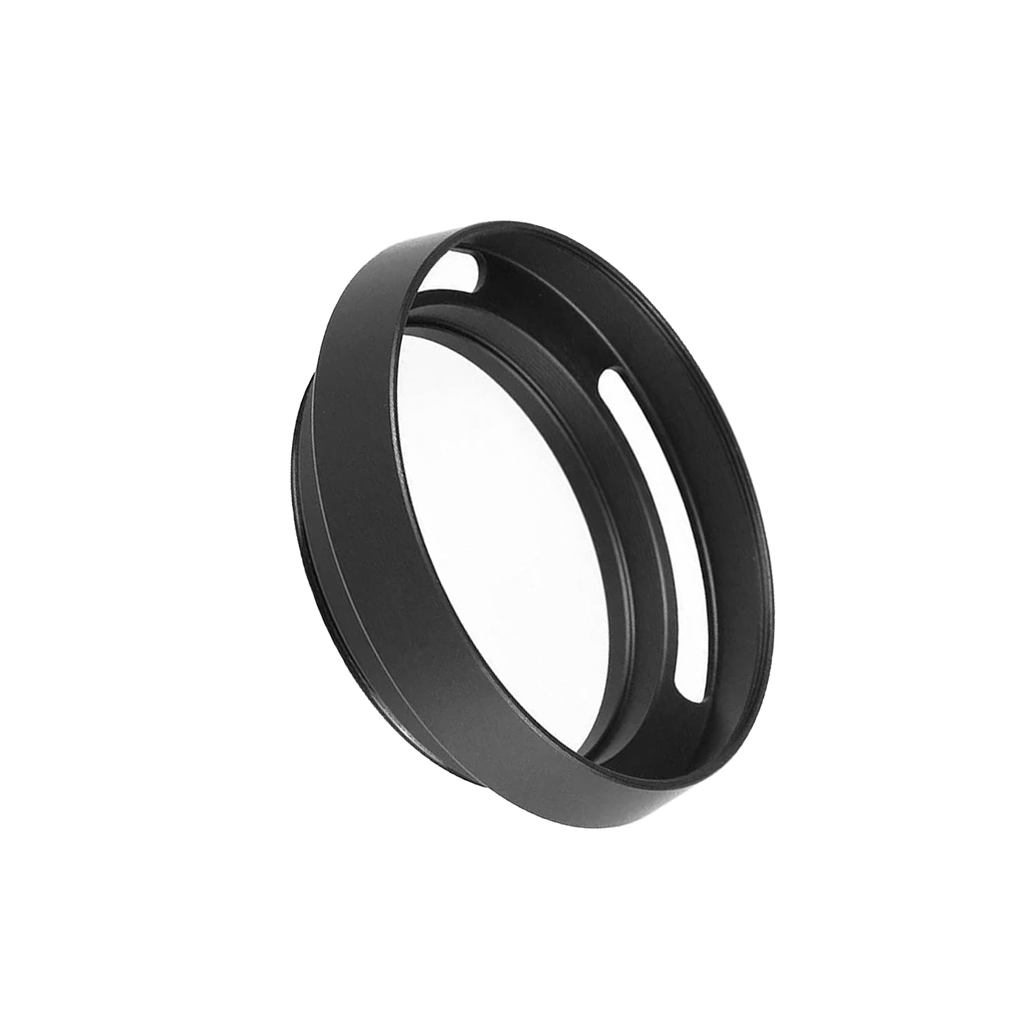 Parasolar vented tip Leica metalic pentru obiective cu filet de 49 mm