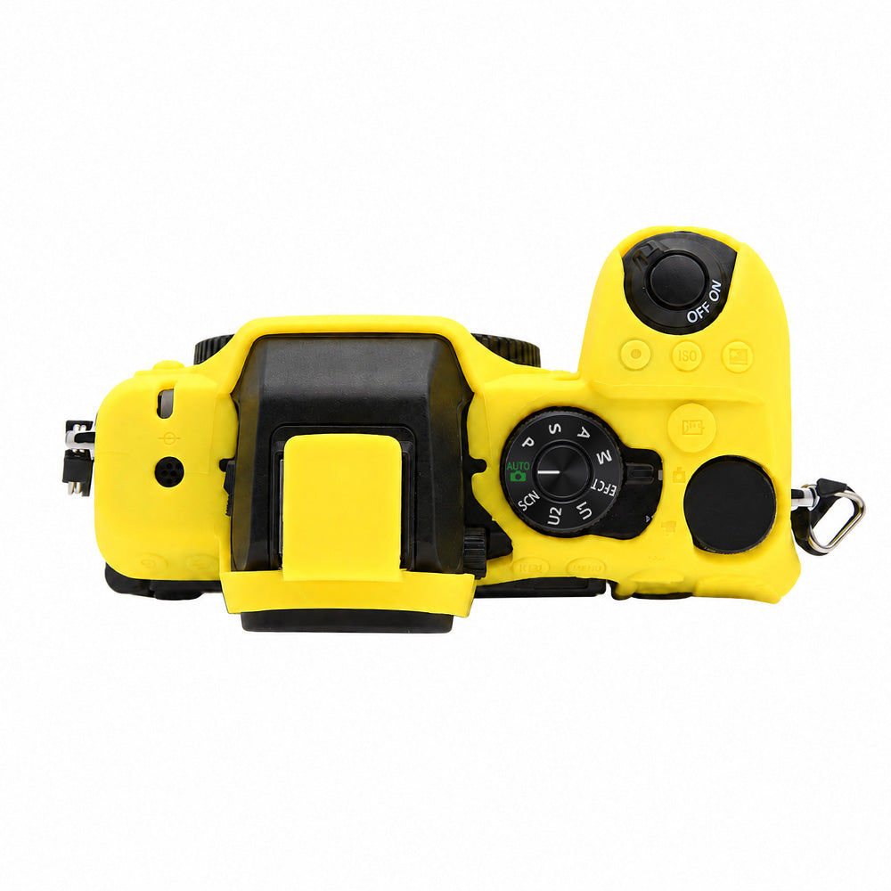 Husa Silicon pentru Nikon Z50II - Protectie Body Anti-zgarieturi, Decupaje Precise, Galben Intens