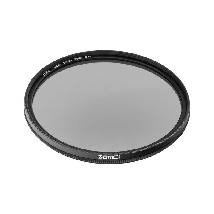 Filtru CPL polarizare circulara Zomei 58mm DW1 Pro Wide Band, sticla HD, rama ultra slim din aluminiu anodizat