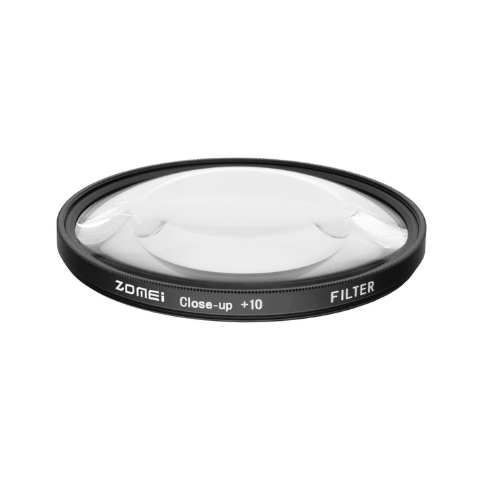 Filtru macro close up +10 Zomei 67mm, sticla HD, rama din aluminiu anodizat