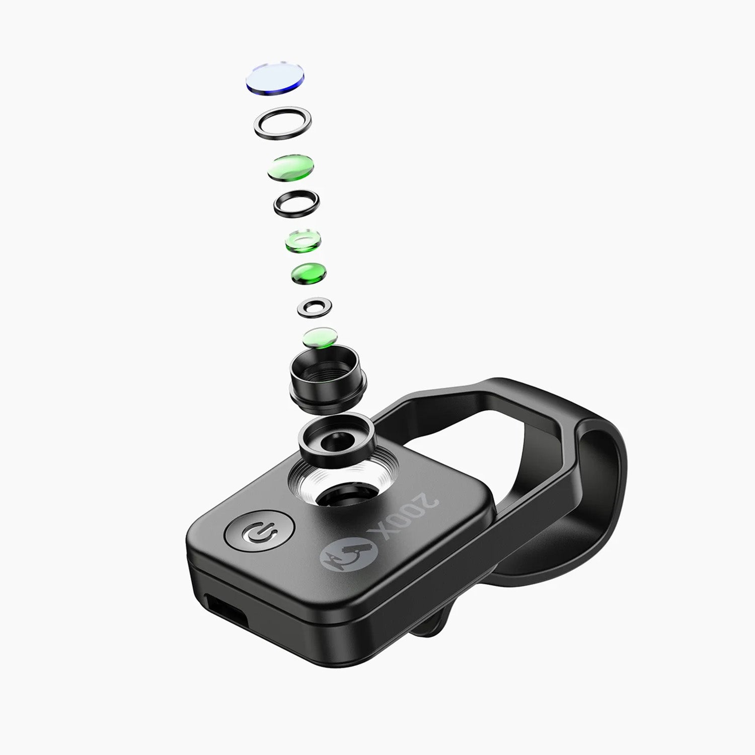 Apexel 200X Microscope Lens pentru telefon, potrivita pentru observarea detaliilor foarte mici cu smartphone-ul