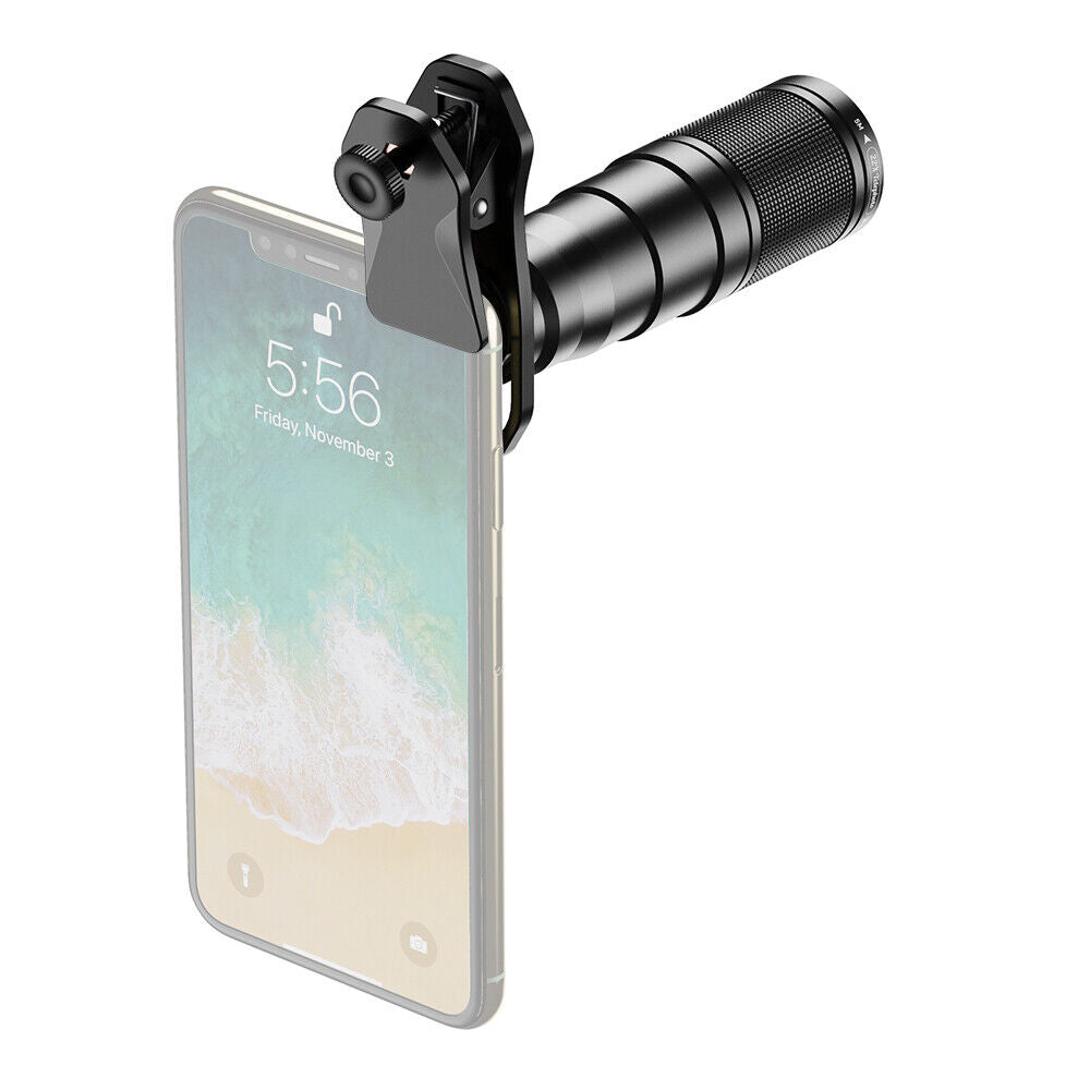 Apexel 4 in 1 22X Telephoto Lens Kit pentru smartphone, potrivit pentru travel, natura, macro si cadre creative