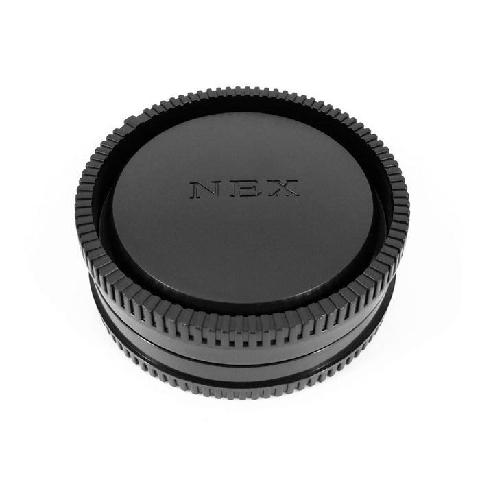 Set capac body si capac spate Sony E (NEX), pentru camere Sony mirrorless si obiective E, FE