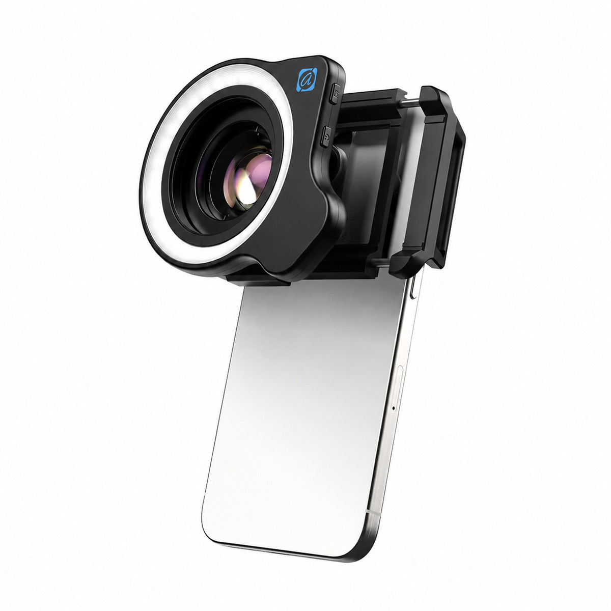 Kit lentila macro Apexel ZoomMacro 10-20X pentru telefon, cu lumina macro FL26 LensLight inclusa