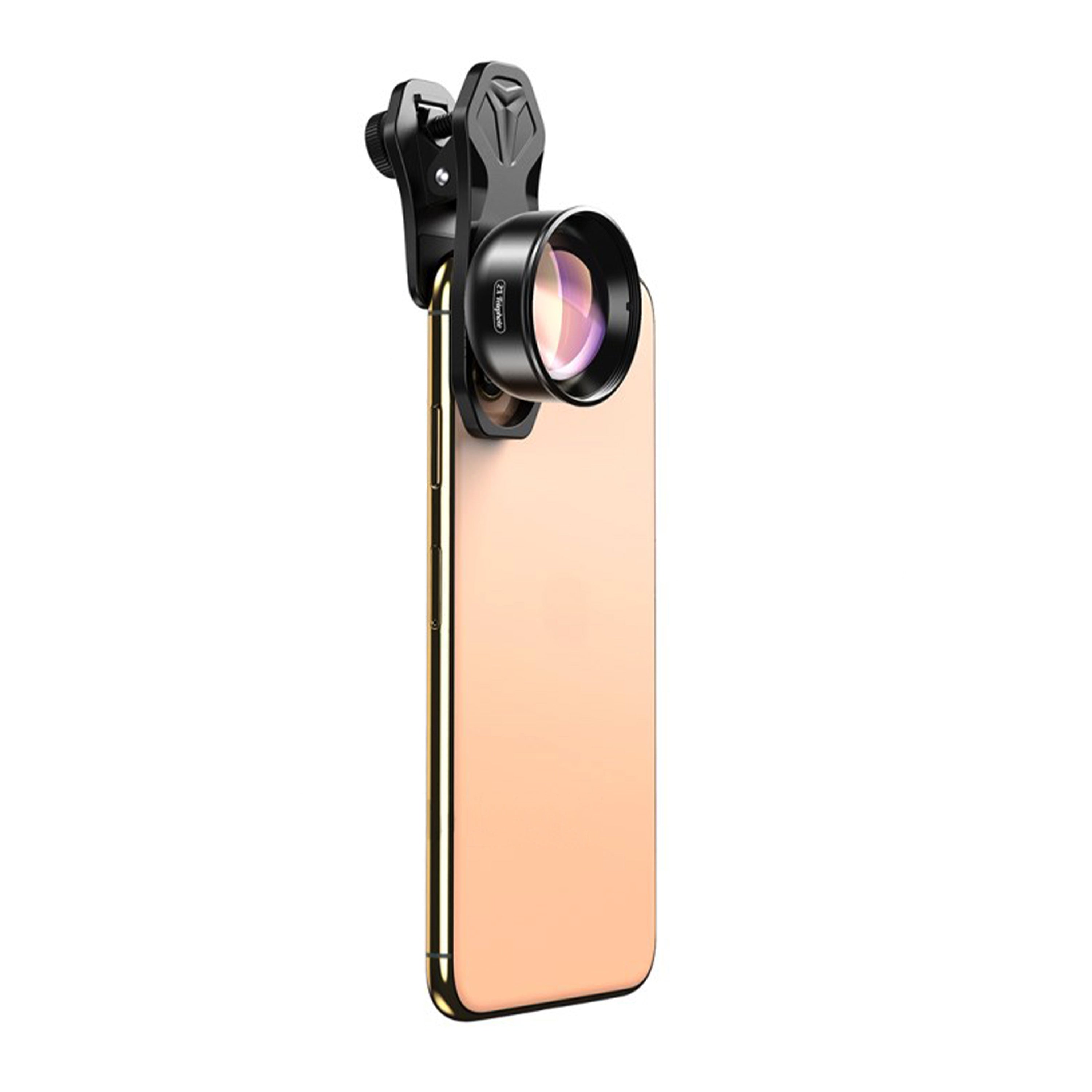 Lentila Apexel 2X cu clip universal pentru montare pe telefoane si tablete compatibile