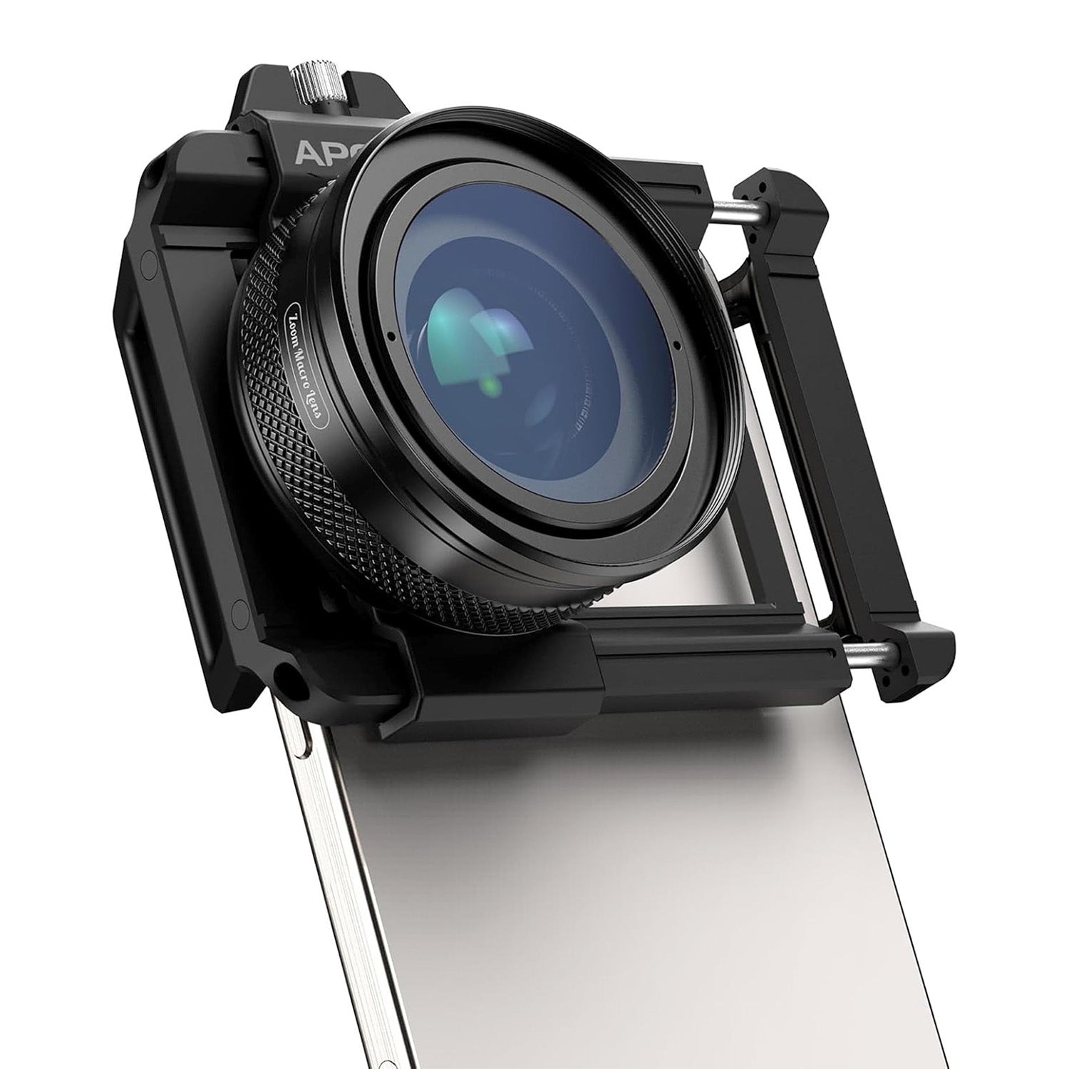 Lentila macro Apexel ZoomMacro pentru close-up cu smartphone-ul, ideala pentru texturi si detalii fine