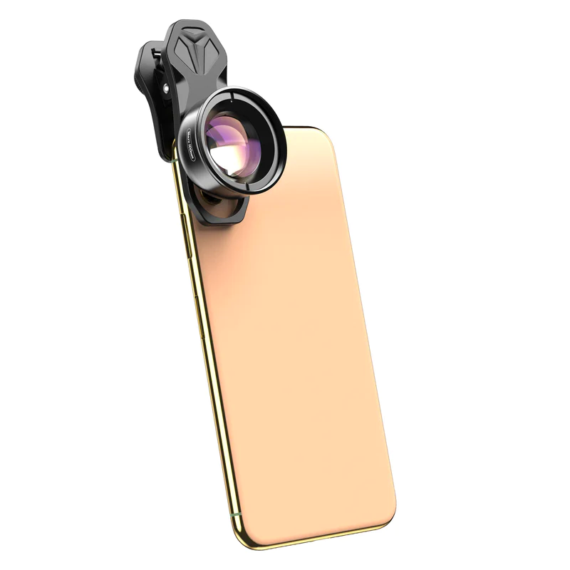 Lentila Macro Telefon Apexel HD 100mm 10X, universala, pentru fotografii close-up clare si detaliate cu smartphone-ul