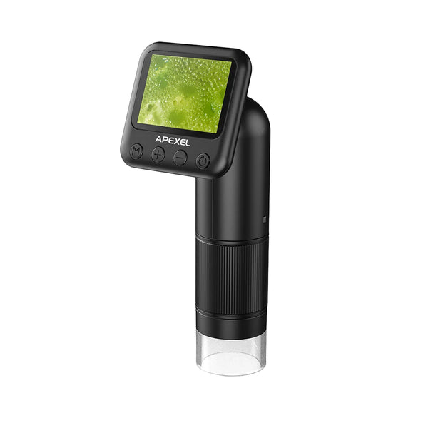 Microscop digital portabil Apexel MS008, marire 400-800X, ecran IPS 2 inch si iluminare LED