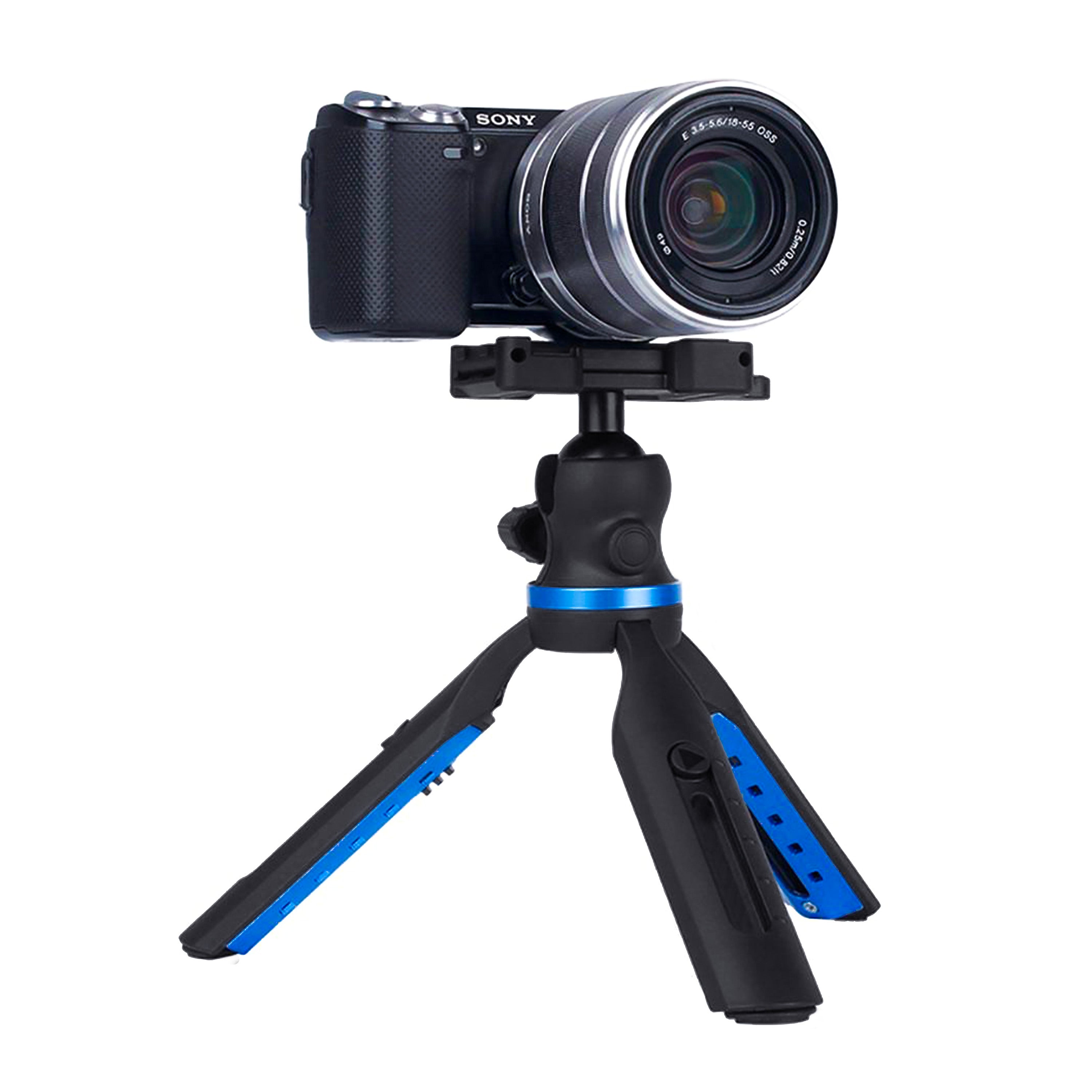 Mini trepied camera Apexel JJ06 cu cap bila 360° pentru reglarea unghiului de fotografiere si filmare