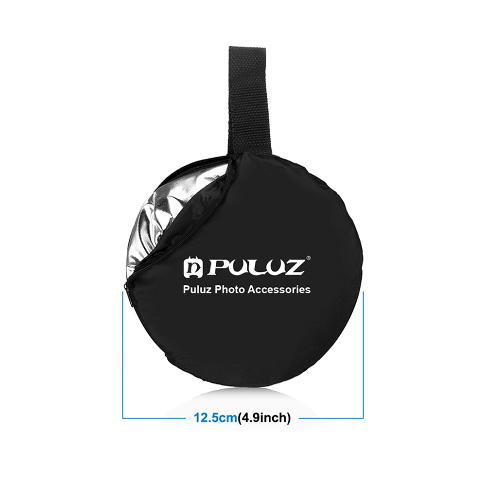 Set Reflector Foto 2 in 1 pentru Studio, Puluz - Difuzie si Reflectie Lumina, Pliabil