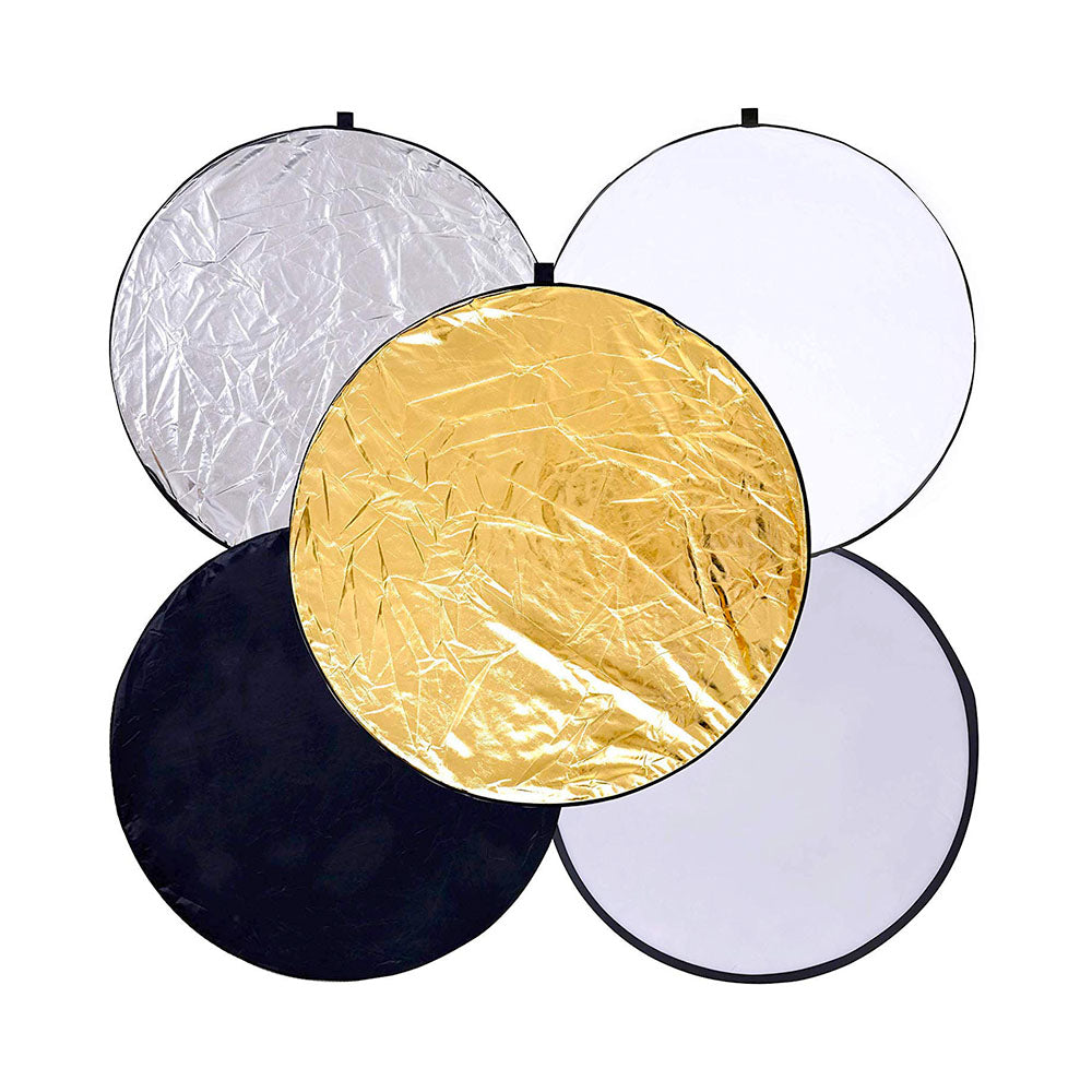 Set Reflector Foto 5 in 1 pentru Studio, Puluz - Difuzie si Reflectie Lumina, Pliabil